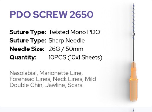 [X-2014] Xline® PDO SCREW 2650