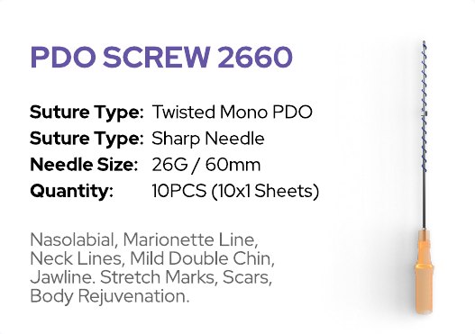 [X-2015] Xline® PDO SCREW 2660