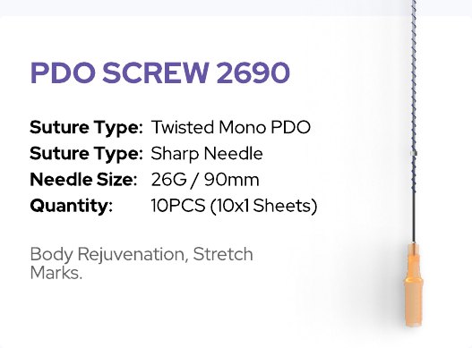 [X-2016] Xline® PDO SCREW 2690