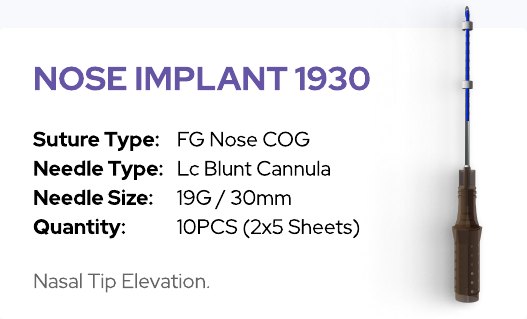 [X-2041] Xline® NOSE IMPLANT 1930