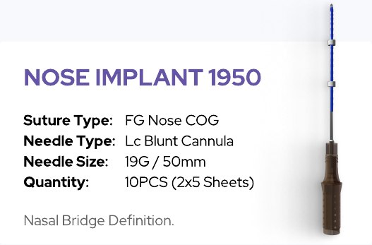 [X-2042] Xline® NOSE IMPLANT 1950